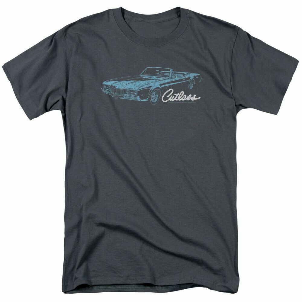 26 Oldsmobile 68 Cutlass T Shirt Mens Licensed Auto Car Cutty Tee Charcoal Unisex T-Shirt