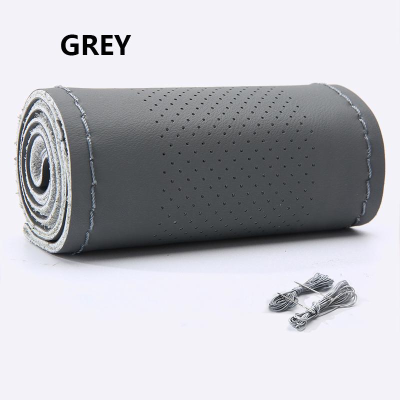 Противоскользящий чехол на руль автомобиля. Сшитые вручную чехлы на руль автомобиля подходят для 90% моделей на рынке.