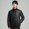 New Men's Light Down Jacket Short Hooded Autumn and Winter New Fashion Stand-up Collar Jacket