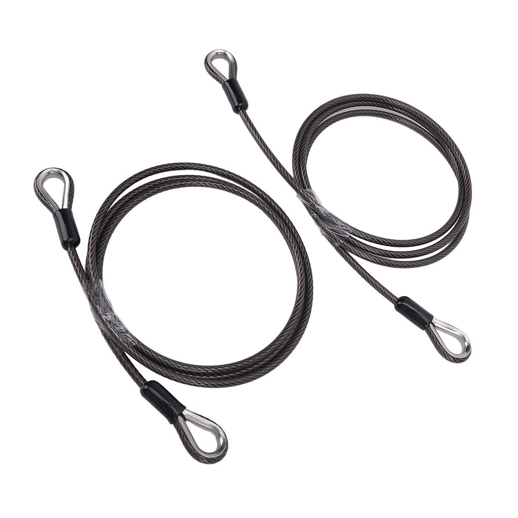 2 Pcs Trailer Gate Lift Cables with EZ Spring Clip High Strength Easy Installation Safe 125542 for Gorilla Trailer