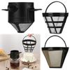 Reusable Coffee Tools Stainless Steel Coffee Machine Nylon Filter Coffee Filter