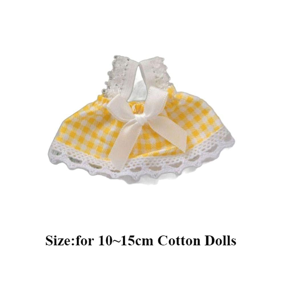 Милое платье принцессы, одежда, украшения, плюшевые куклы, одежда для 10~15 см хлопковой куклы/кукол-айдолов EXO