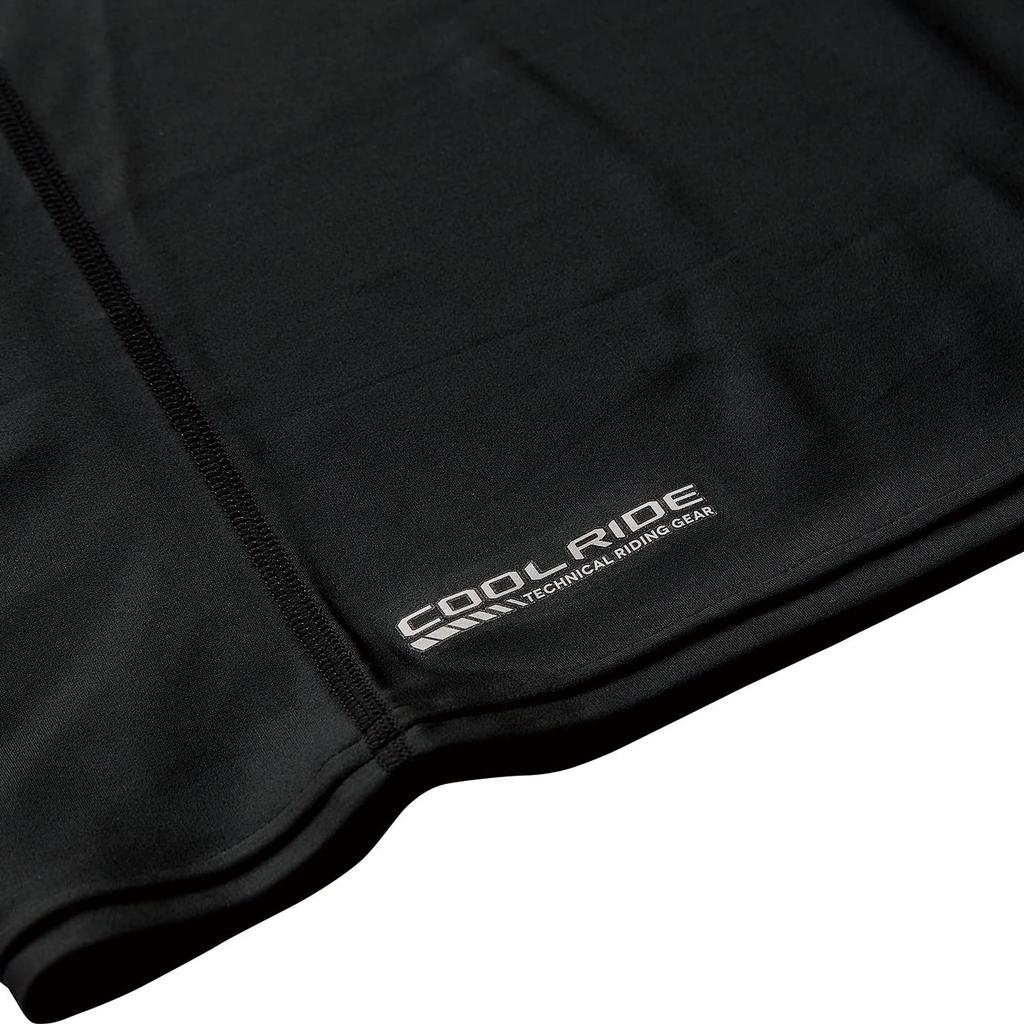 RS TAICHI Cool Ride Sports Undershirt RSU320 BLACK UV Protection 3XL, Sweat-Wicking, Quick-Drying, Cool-Touch,
