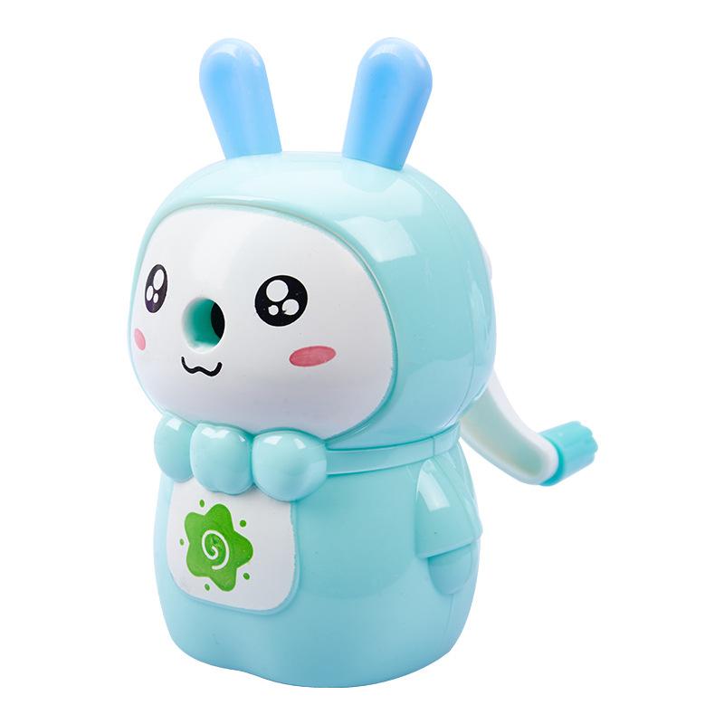 Точилка для карандашей в виде кролика Точилка для карандашей Автоматическая подача Точилка для ручек Усилие резки ножа не застревает Свинец