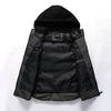 Men's Detachable Hood Jacket Vest Winter Waterproof Warm Sleeveless Hooded Casual Vest