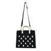 Miffy Monogram 2WAY Tote Bag M Face Black