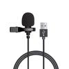 USB-микрофон-петличка с шумоподавлением для записи, стриминга и онлайн-встреч