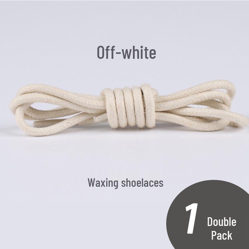 Мужские и женские черные, белые, коричневые круглые вощеные кожаные шнурки для ботинок – повседневный, мартин и рабочий стили
