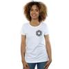 Star Wars Womens/Ladies The Mandalorian Galactic Empire Insignia Breast Print Cotton T-Shirt
