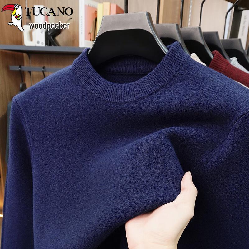 Tucano Men's Wool-Blend Casual Pullover Sweater