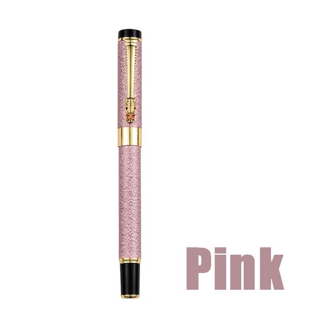 Бизнес-металлические цвета, авторучки для подписи, 0,38/1,0 мм, сменные чернильные ручки, модные матовые письменные школьные подарки, канцелярские принадлежности