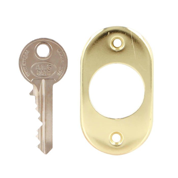 Serrure - Amig - 72U -120 - Émaillée or - Dimensions 16x9.5x10 cm - Résistance élevée