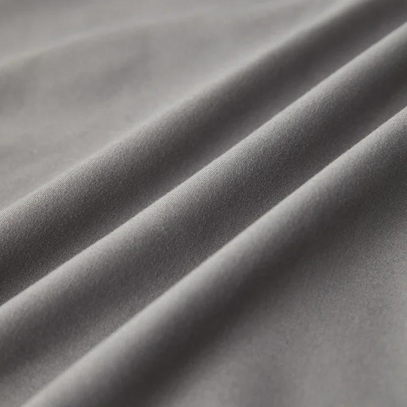 Однотонная водонепроницаемая простыня на резинке, нескользящий регулируемый наматрасник для двуспальной, королевской, полуторной кровати 90/120/150/180/200см