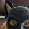 Маска Летучая Мышь Кошка Многоразовая Маска Кошки для Косплея Легкая Маска Летучей Мыши Китти для Хэллоуина Вечеринок Забавный Фотоаксессуар