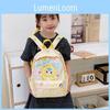 Cute Cartoon Plush Rabbit Letter Printed Children Backpack For School Use