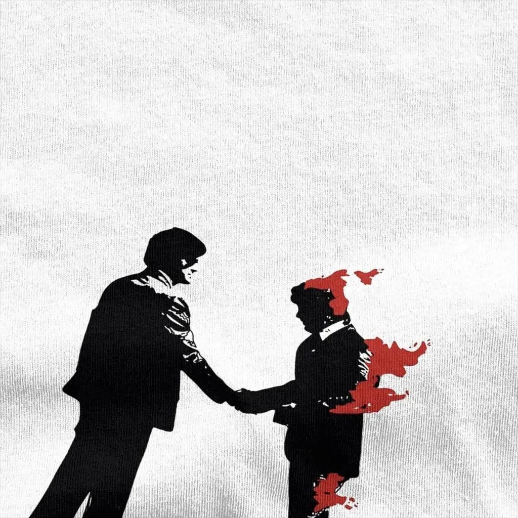 Винтажная футболка Wish You Were Here Rock для мужчин и женщин, хлопковая футболка для фанатов, летняя одежда