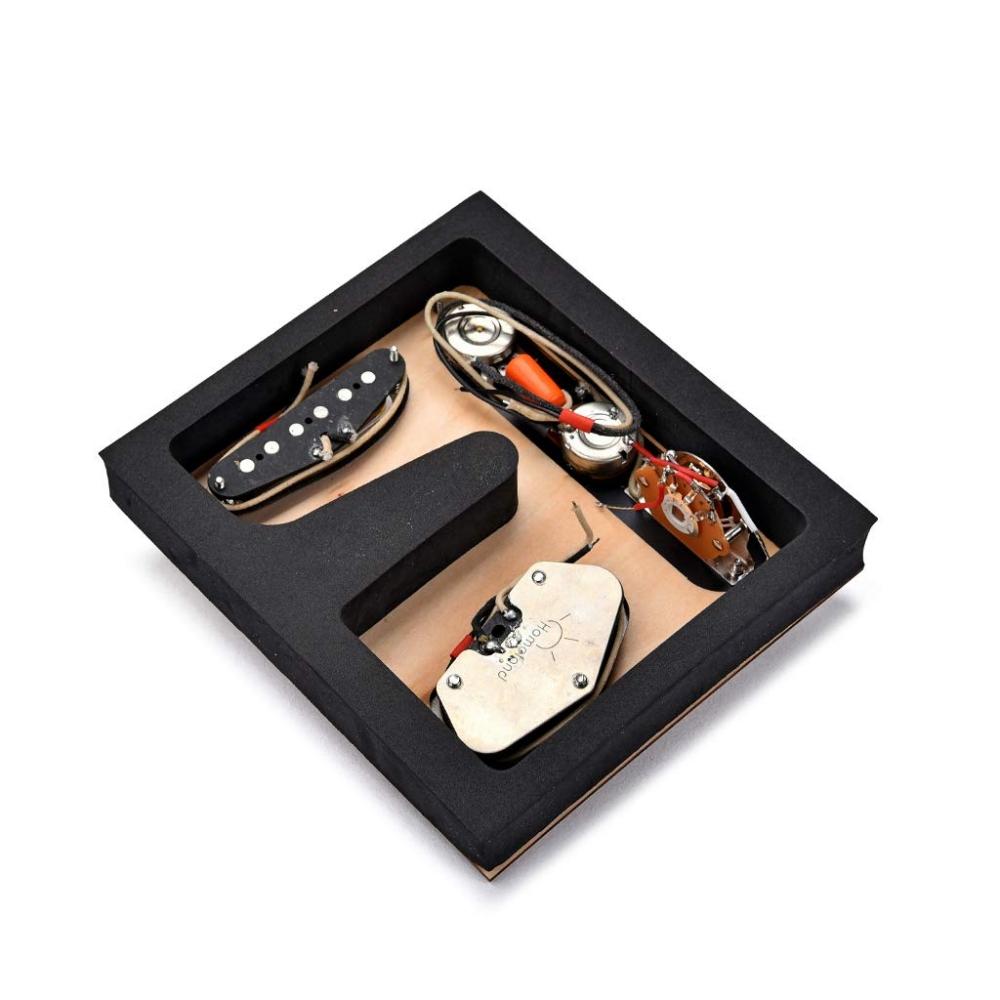 Ogdni 6 струн седло бридж пластина 3 позиционный переключатель пластина управления гитарный гриф звукосниматель набор для замены электрогитары Telecaster (черный)