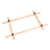Wooden Embroidery Frame Rectangle Adjustable for Display 60x100cm Craft Sewing Accessory