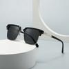 Foreign Trade  Popular Sunglasses For Men European And American Street Photography Ins Popular Model Square Sunglass