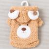 Pet Autumn and Winter Thick Hooded Teddy Bear Hoodie Dog Lamb Fur Coat Teddy Bear Small Dog Cat Clothes Warm Pet Clothing