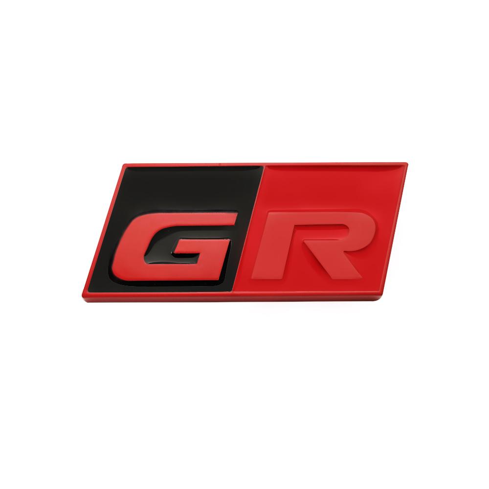 HAX1 Car Styling GR SPORT Emblem Sticker Badge 3D Metal Decal For Toyotas supra GR YARiS RS REIZ COROLLA Camry VIOS car styling