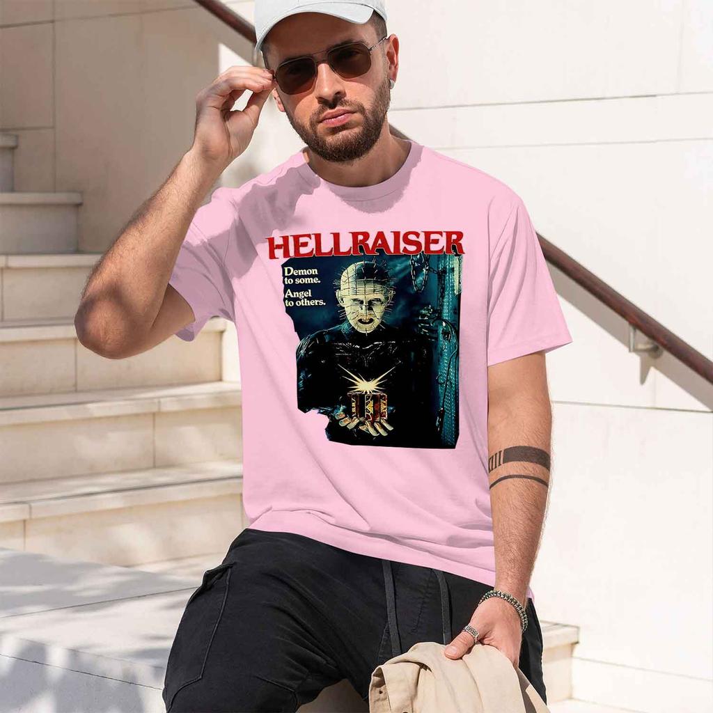 Hellraiser 2026 New Model Unisexs Shortsleeve Crewneck Tshirt Classic Casual Multiple Colors And Sizes For Daily Wear Allday Co