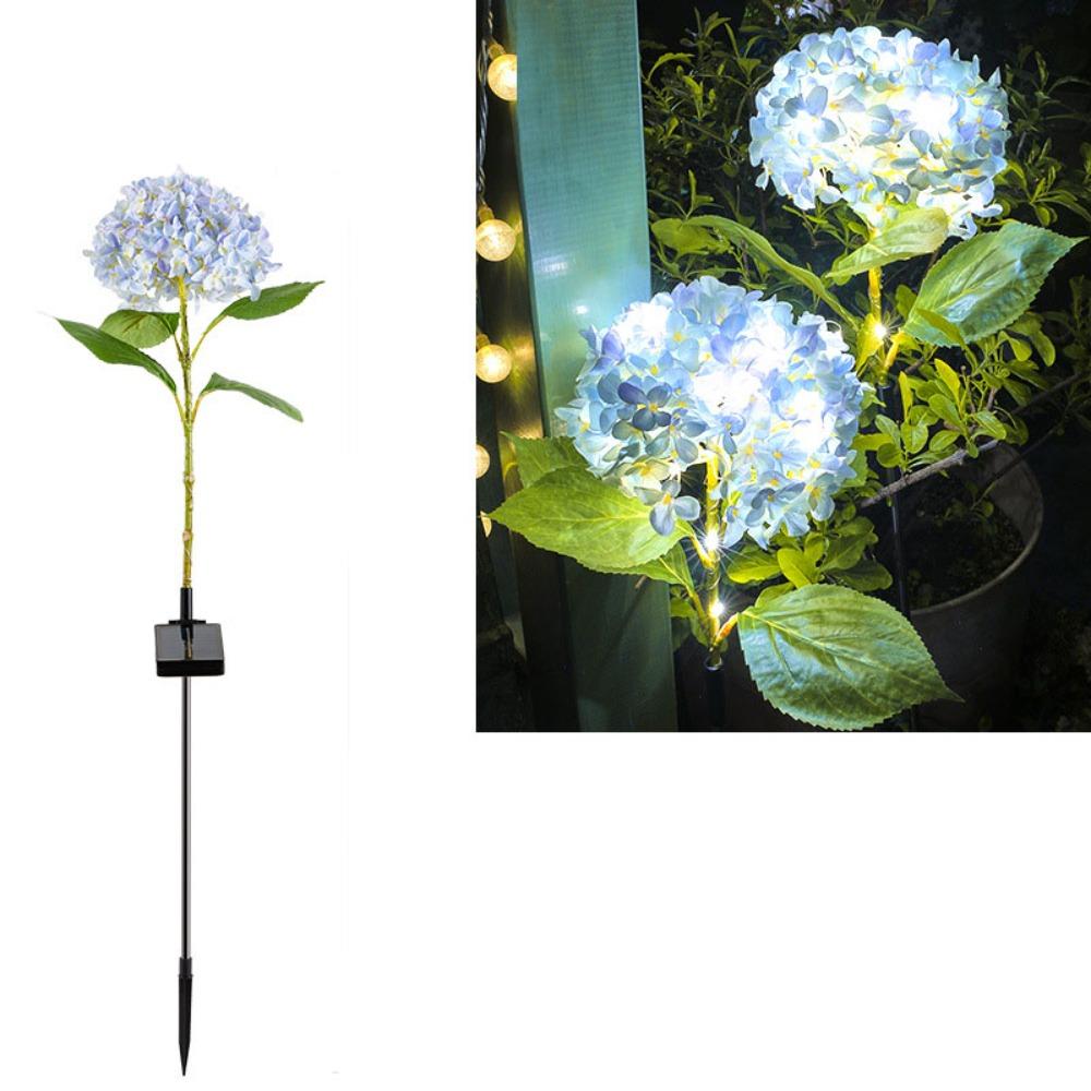 Водонепроницаемый шар-цветок солнечный напольный светильник теплый свет светодиодные солнечные имитирующие цветы огни 1 головка имитация ландшафта газонный светильник