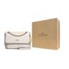 New COACH Klare Cow Leather Shoulder Bag, Crossbody Bag Medium Size Women's Chalk White CC353-IMCHK