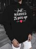 Men'S Hoodie Celebrating 25 Years of Marriage, Featuring a Trendy Street Style Print. Perfect for Fall And Winter, These Cozy And