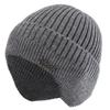 New Unisex Winter Hat Fashion Plain Knitted Hats For Men & Women Ski Beanie Hat Sports Earflap Cap