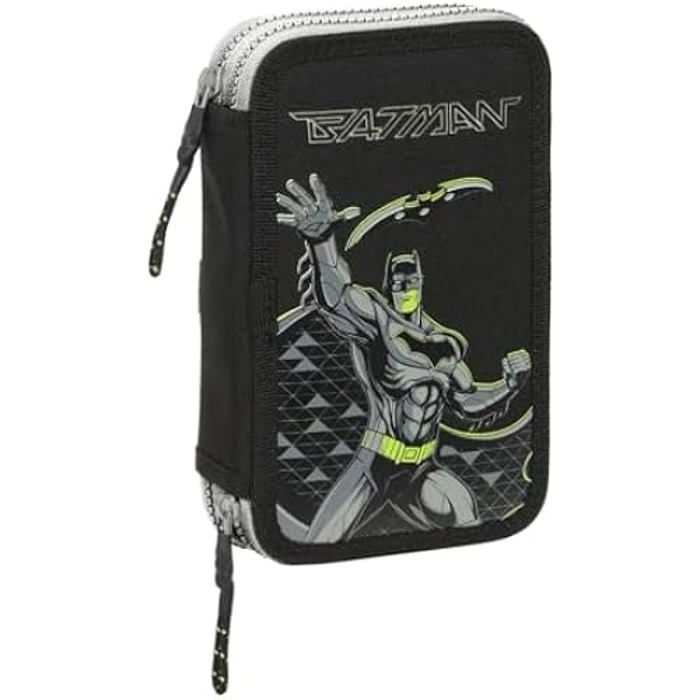 Trousse Scolaire - SAFTA - Batman Game Over - 29 Outils Inclus - Résistante - Pratique