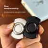 Three-in-one Fingertip Gyro Zinc Alloy Cool Snap EDC Toys Push Cards Decompression Rotating Magnetic Suction Decompression Artifacts
