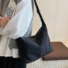 Повседневная холщовая сумка большой вместимости женская сумка 2025 новая модная простая универсальная сумка-тоут сумка-мессенджер на плечо для поездок на работу