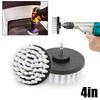 100mm Soft Drill Brush 4Inch Accessory Cleaning For Leather