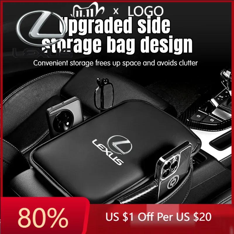 AAPL1 2026 Hot Interior Stickers Car Armrest Box Pad Leather Armrest Mat Car Accessories For Lexus GX470 CT200H IS300H IS200 IS250 RX3