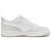 Puma Rebound V6 Low Ash Grey White Unisex Sneakers Sedate-Grey Warm-White 392328-10