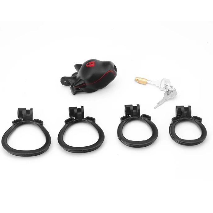 Puppy Micro Nested Chastity Cage Mini Penis CB Lock Sissy Urethral Restraint SM Training Anti-Cheating Urethral Lock Cock Cage