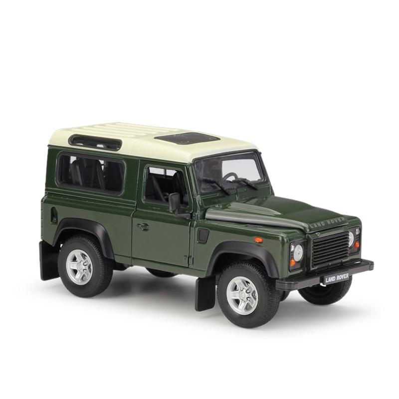 Велли 1:24 Land Rover Defender Армейский Зеленый литой модель автомобиля Diecasts & Игрушечные Транспортные средства Коллекционные подарки Тип без дистанционного управления