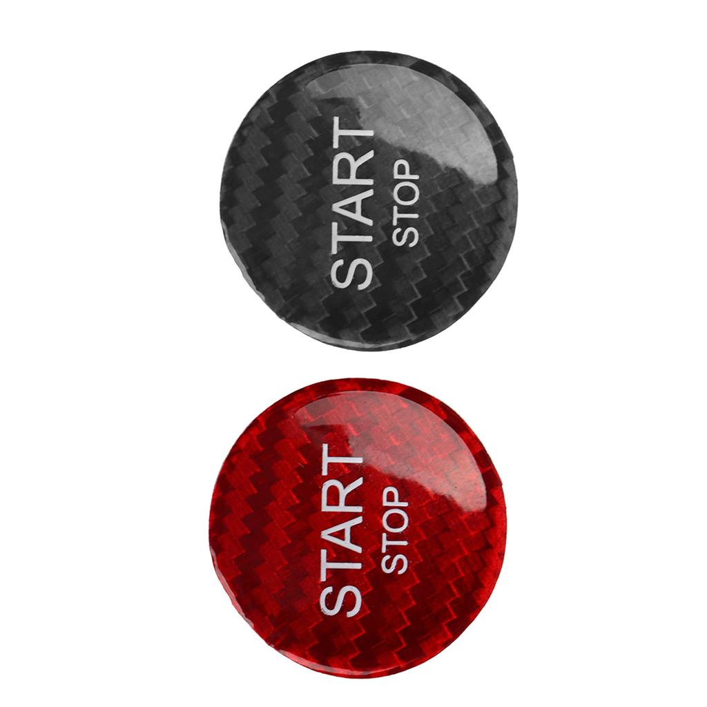 Кнопка запуска двигателя, кнопка остановки, крышка переключателя, наклейка из углеродного волокна, переключатель стартера зажигания, замена для P