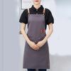 Водонепроницаемый фартук для мужчин и женщин, антижировой Нержавеющий кухонный фартук для шеф-повара, кафе, магазина, официанта, барбекю, кухонные аксессуары