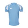 Heat.Rdy Brand Logo Round Neck Slim Fit Breathable Raglan Short Sleeve Soccer Shirt Unisex Tops Light-Blue JW9911
