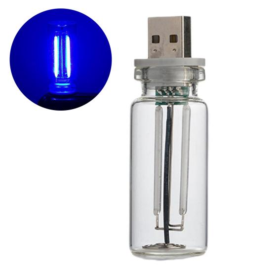 Ночной светильник для салона автомобиля с сенсорным управлением USB, автомобильная атмосферная лампа, мини-светодиодная лампа-ночник для спальни в автомобиле