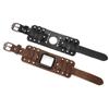 Панк Кожаный Ремешок для Apple Watch 7 6 5 4 3 SE iWatch 38 40 41 45 42 44 мм Аксессуары для Смарт-часов