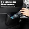 Automotive Garbage Cans Multipurpose Garbage Bin For Car Space Saving Car Storage Organizer Washable Car Can For Organization