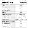 Shimano 22 Mirabelle 2500SHG 205g