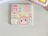 1book Cute cartoon notebook with high aesthetic value, student notebook with tearable notes, notepad, and notebook