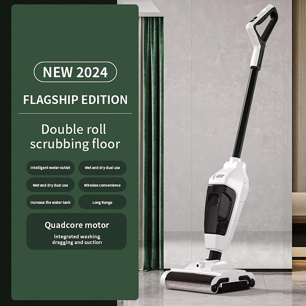 Complete Cordless Wet Dry Vacuum Floor Cleaner and Mop, One-Step Cleaning for Hard Floors