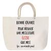Sac de plage - PLANETEE - Elise ça n'existe pas - Coton - Anses corde - Grand format imprimé en France