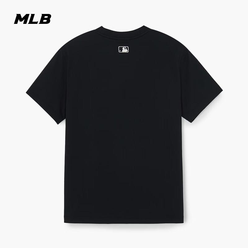 Унисекс футболка MLB однотонная с круглым вырезом и коротким рукавом