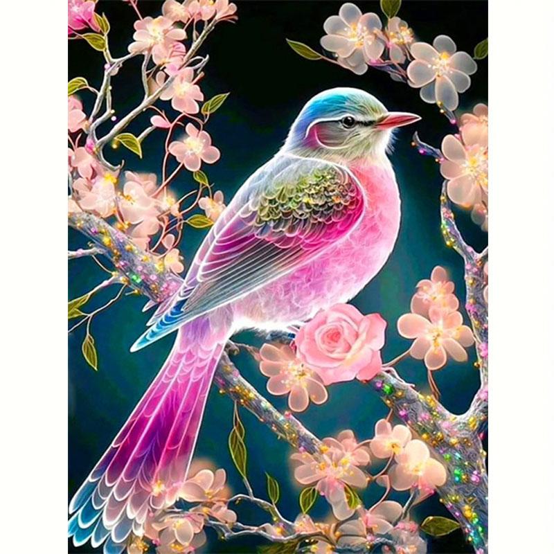 Full Round Diamond Painting Bird Animal Handmade Embroidery Cross Stitch Pcture Of Rhinestone For Home Decors 30x40cm/12x16inch